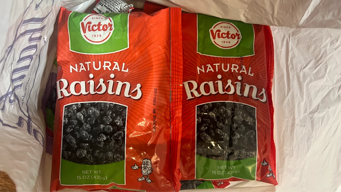 FREE FREE FREE Victor Natural Raisins, 15 oz - photo 2
