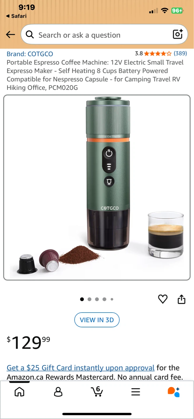 Portable Espresso Coffee Maker