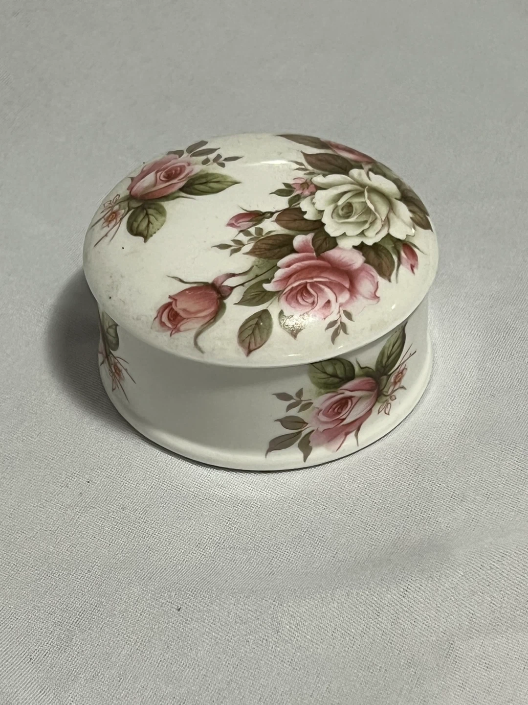 Vintage Porcelain Trinket Box