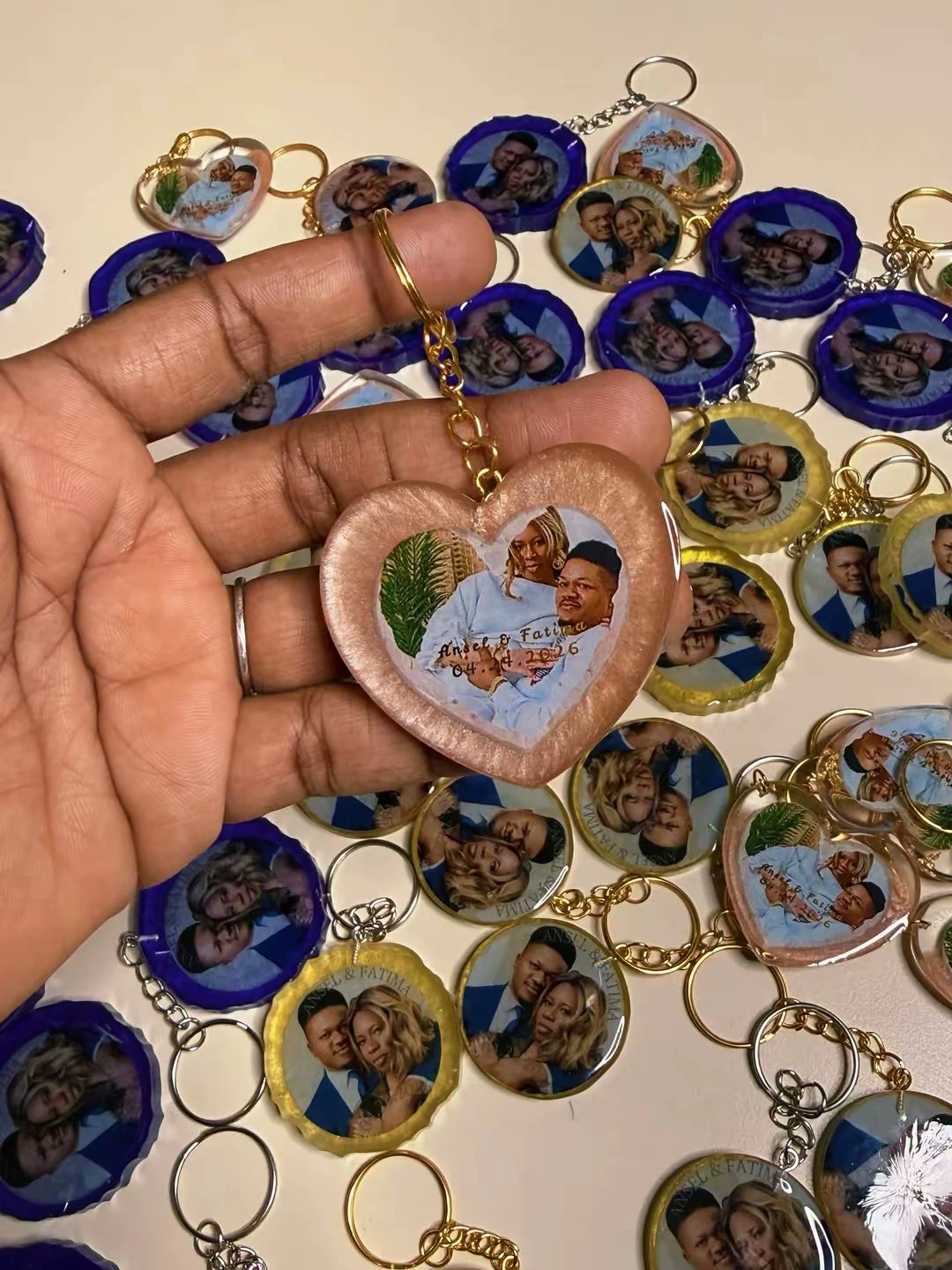 Custom Photo Resin Keychain