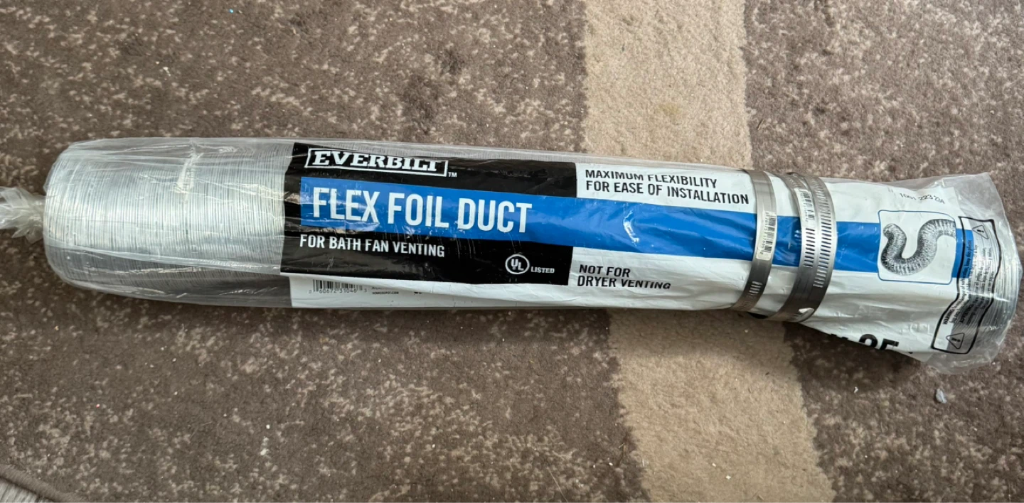 EVERBILT Flex Foil Duct for Bath Fan Venting
