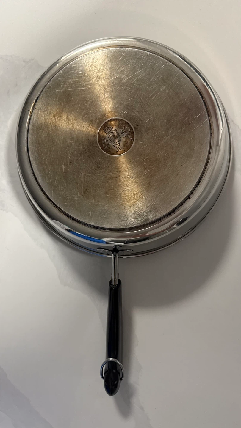 Revere Ware 10 Inch Skillet Frying Pan Copper Clad USA - photo 4