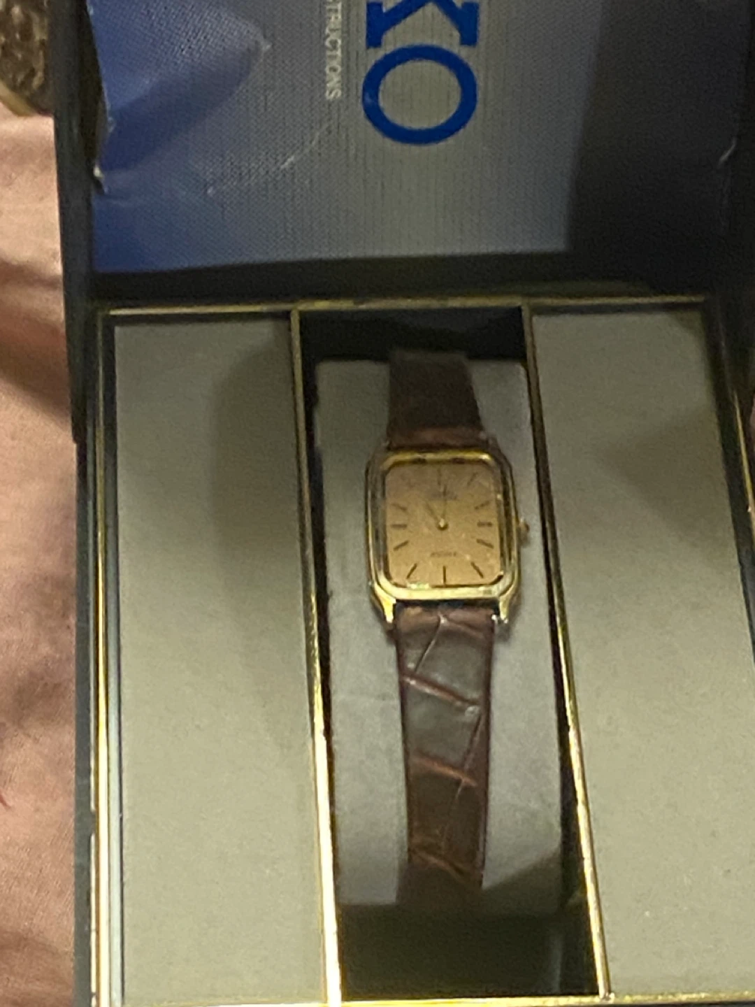 Seiko Women's Gold-Tone Rectangle Watch - photo 2