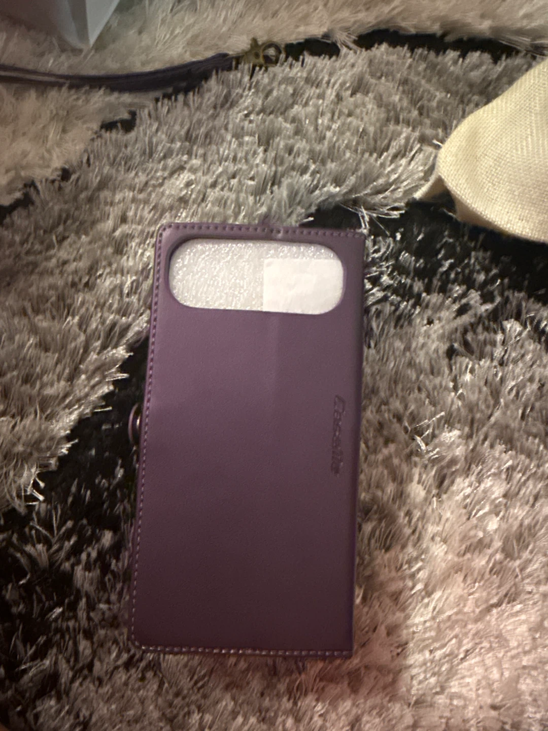 Faux Leather Wallet Phone Case with Strap - photo 2