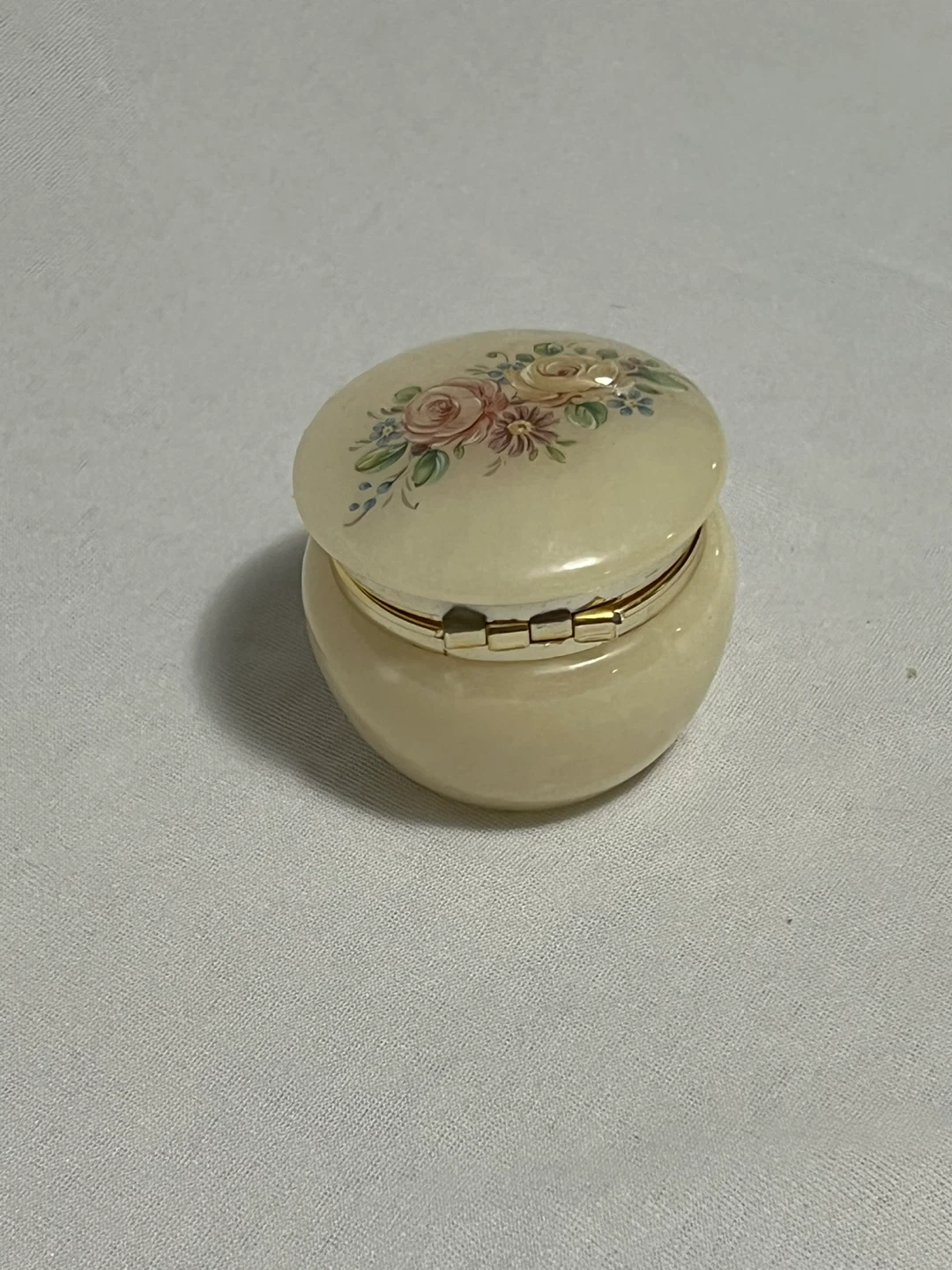 Vintage Italian Alabaster Trinket Box - photo 5