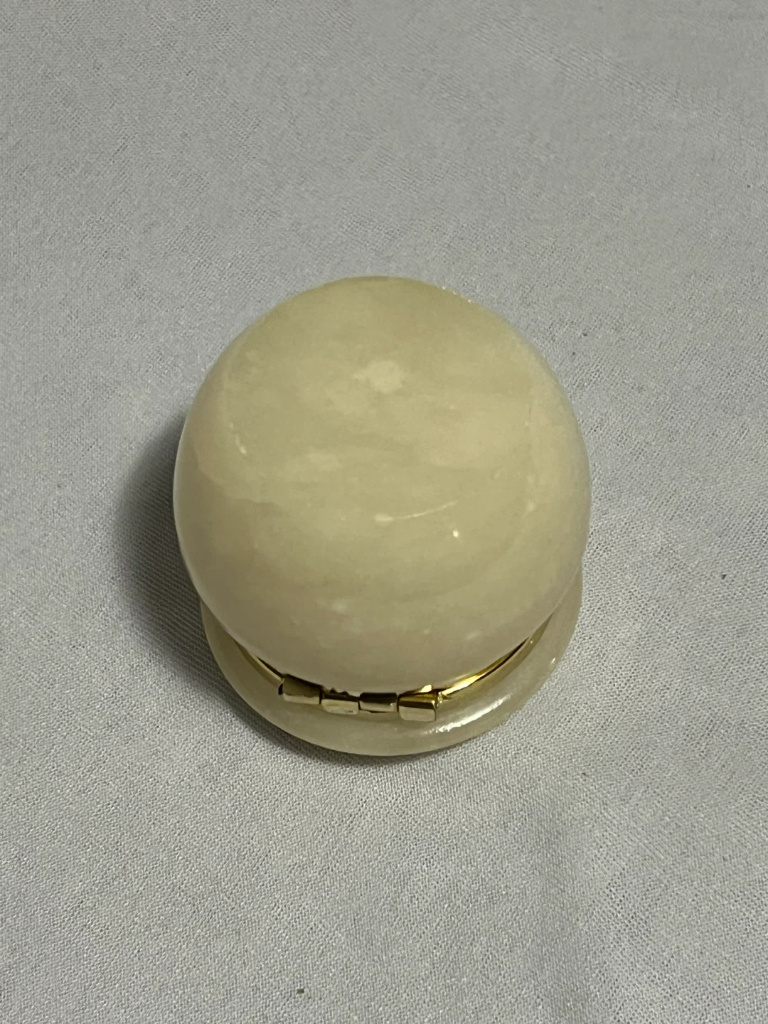 Vintage Italian Alabaster Trinket Box - photo 3