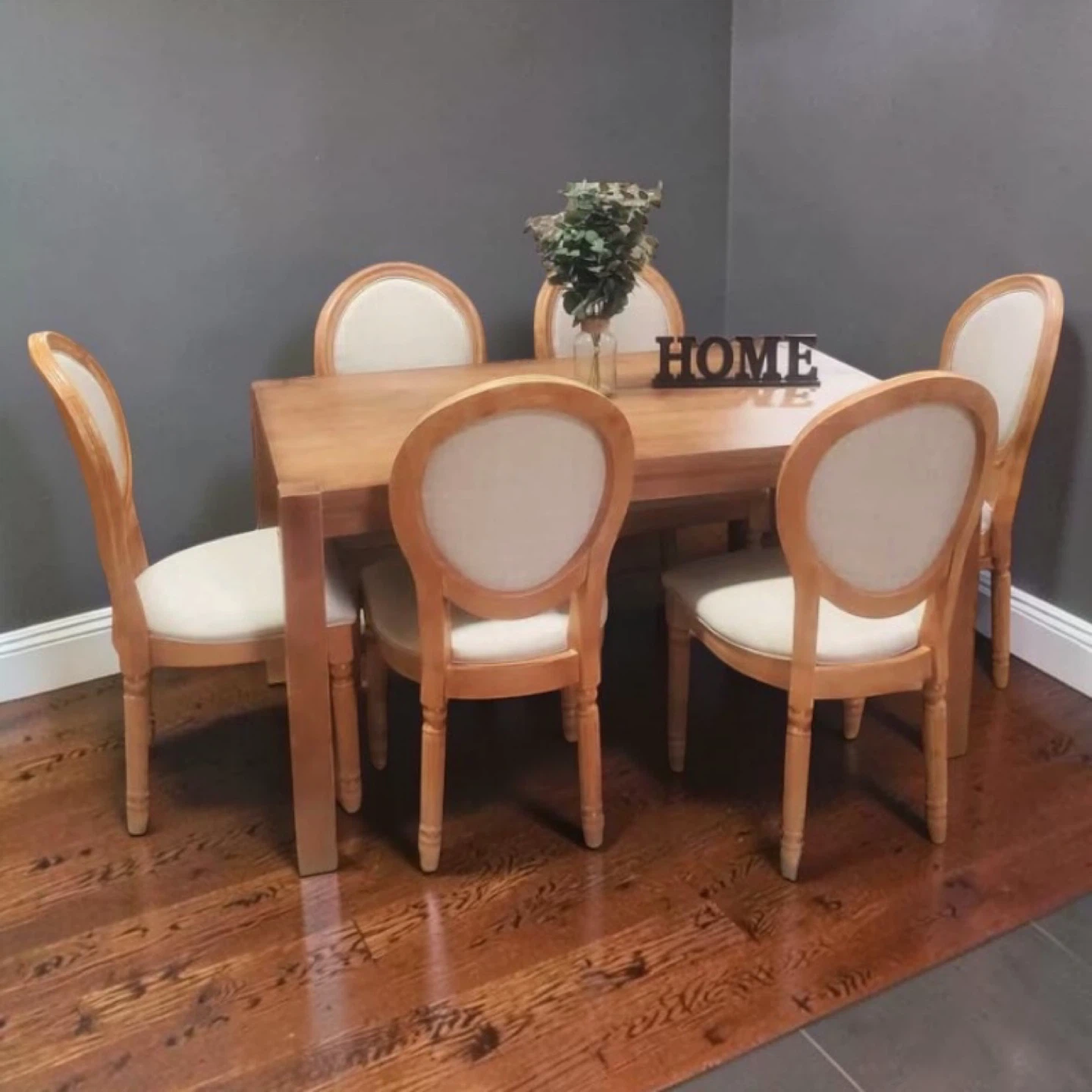 New 7 Piece Modern Sturdy Solid Dining Set - photo 2