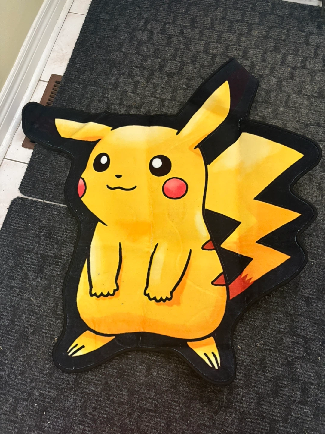 Pikachu Shaped Rug