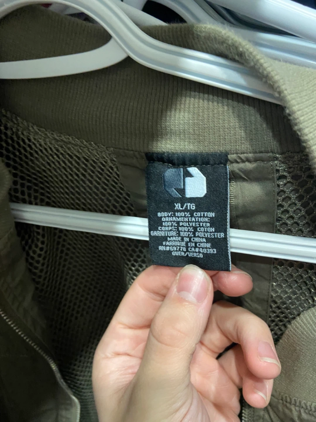 Bomber Jacket XL/TG Olive Green