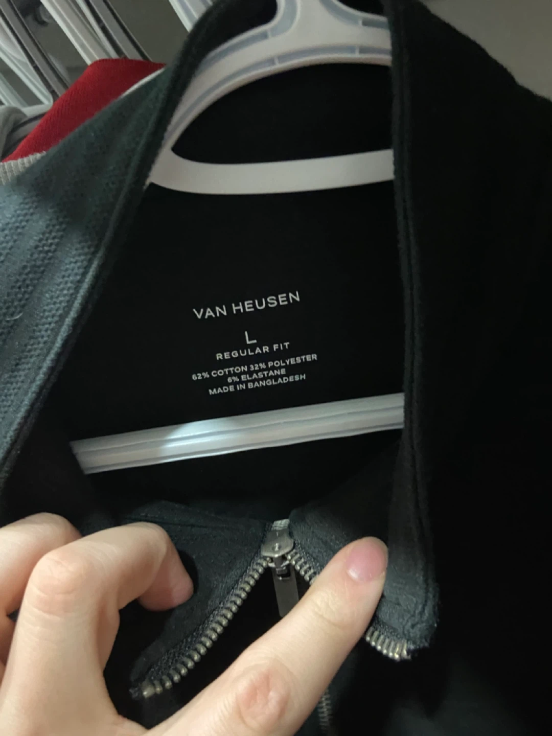 Van Heusen Quarter Zip Pullover Shirt - Size L - photo 2