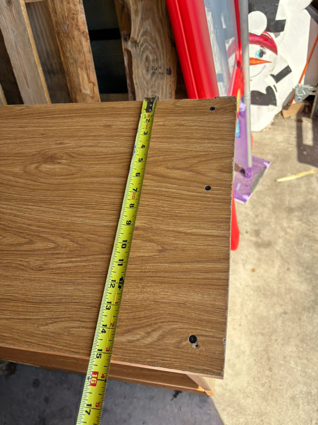 Wooden Shelf Unit - Oak Finish - photo 4