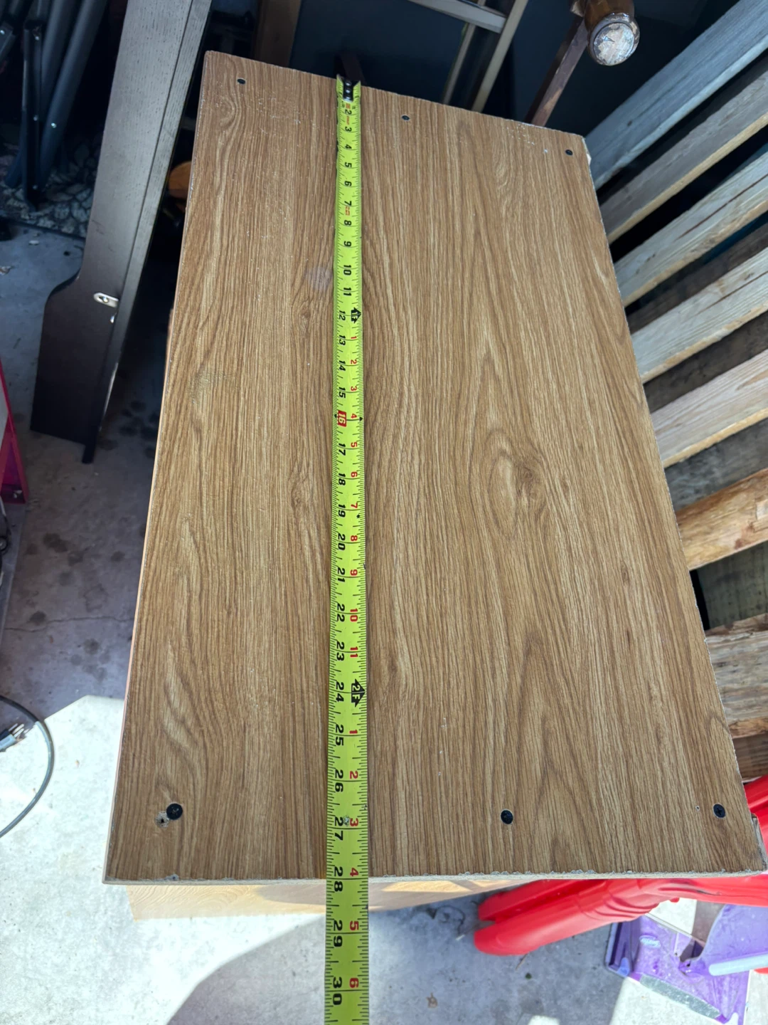 Wooden Shelf Unit - Oak Finish - photo 5