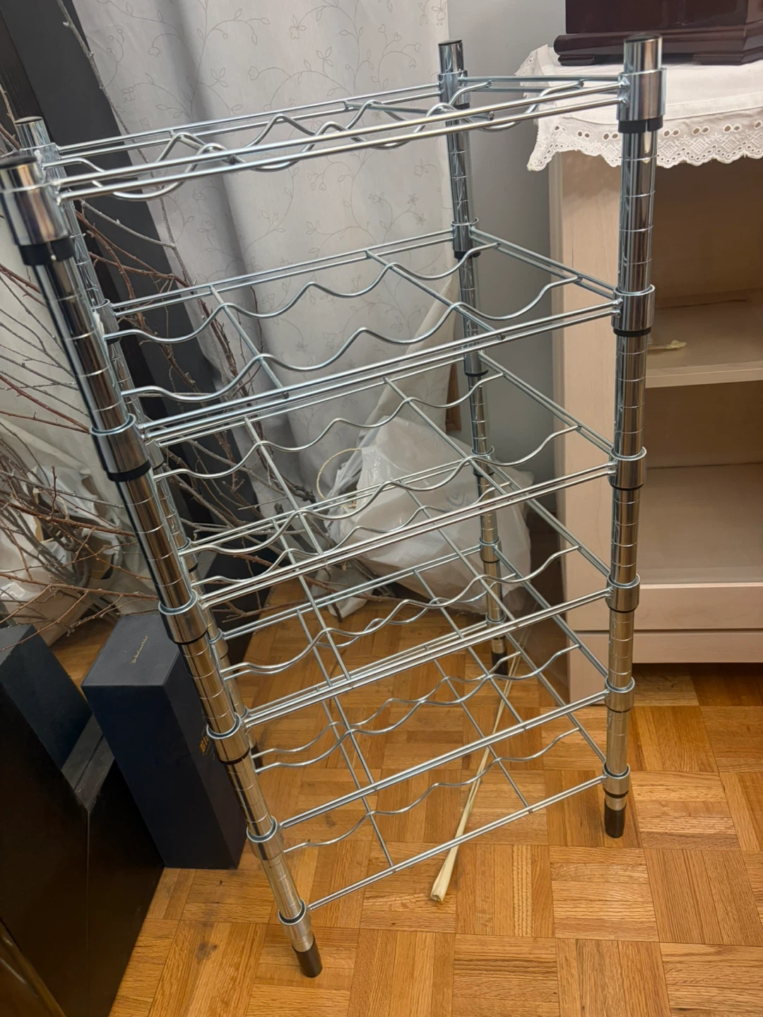 IKEA Metal Wine Rack Shelf