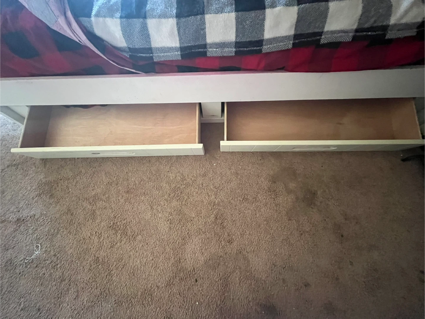 White and Wood Bunk Bed with Drawers - photo 2