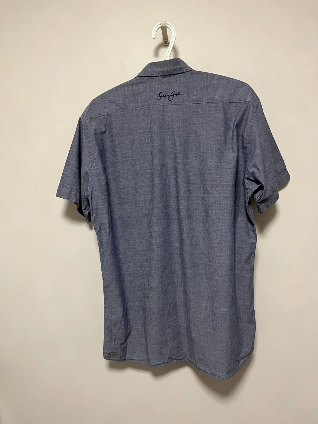 Sean John Men's Short Sleeve Button-Up Shirt Large - photo 2