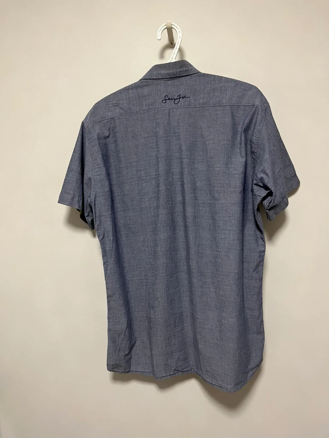 Sean John Men's Short Sleeve Button-Up Shirt Large - photo 2