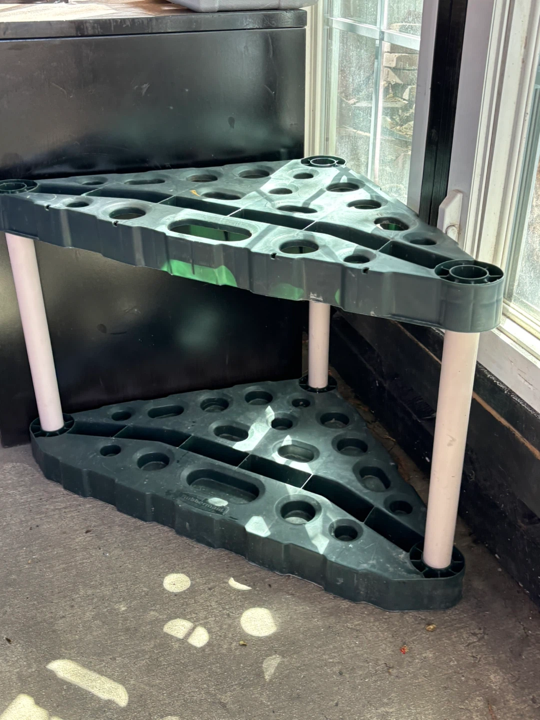 Green Corner Shelf Unit - photo 2