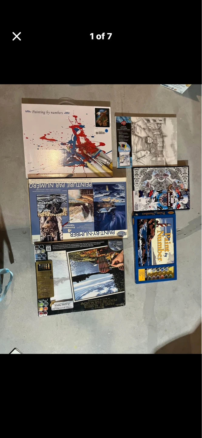 Paint by Number Kits - Multiple Styles
