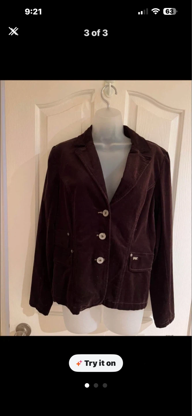 The Bay/La Baie Chocolate/Chocolat L/S Front Blazer