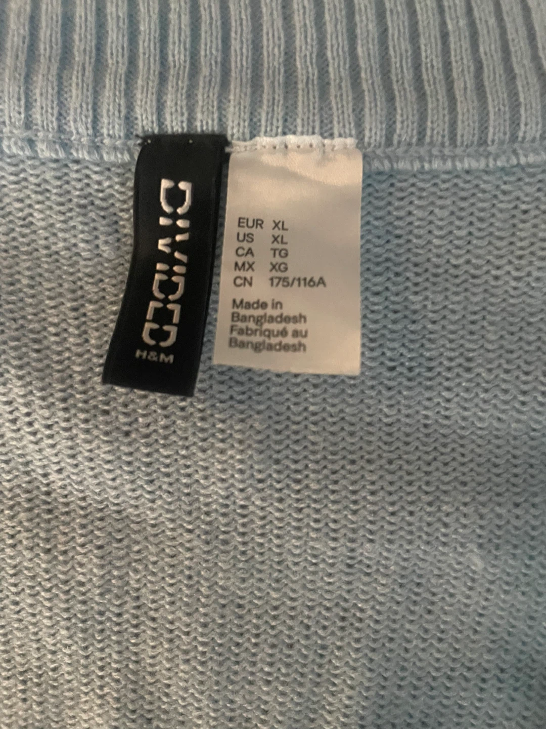 light blue & white cardigan - photo 2