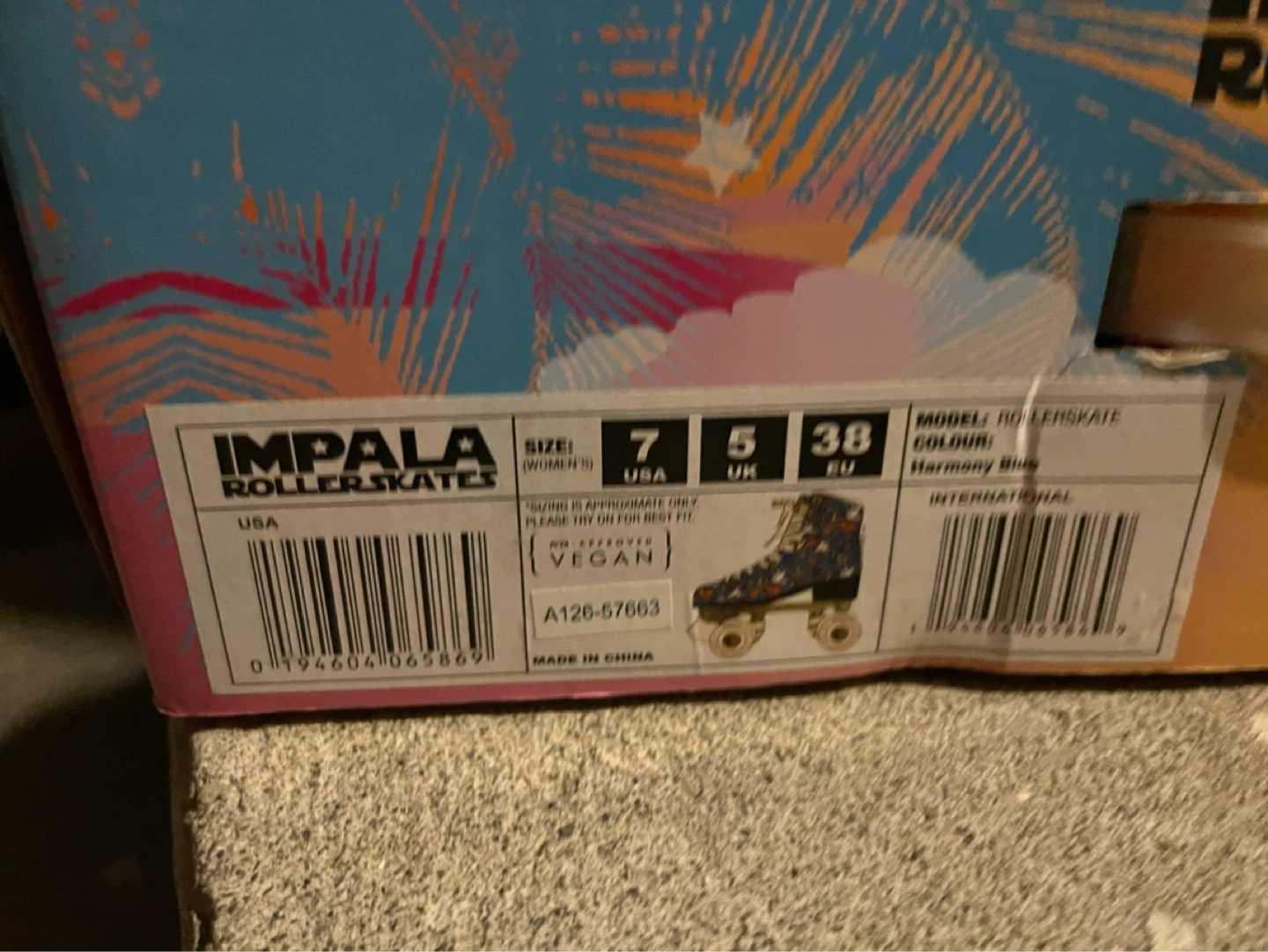 Impala Roller Skates Harmony Blue Size 7 - photo 2