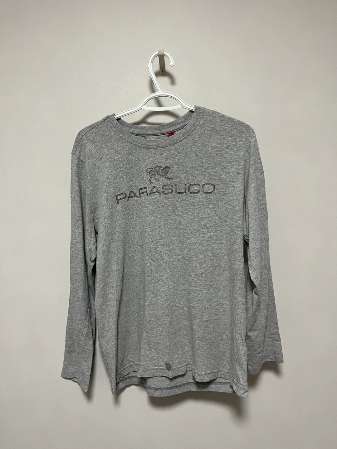 PARASUCO Grey Long Sleeve T-Shirt