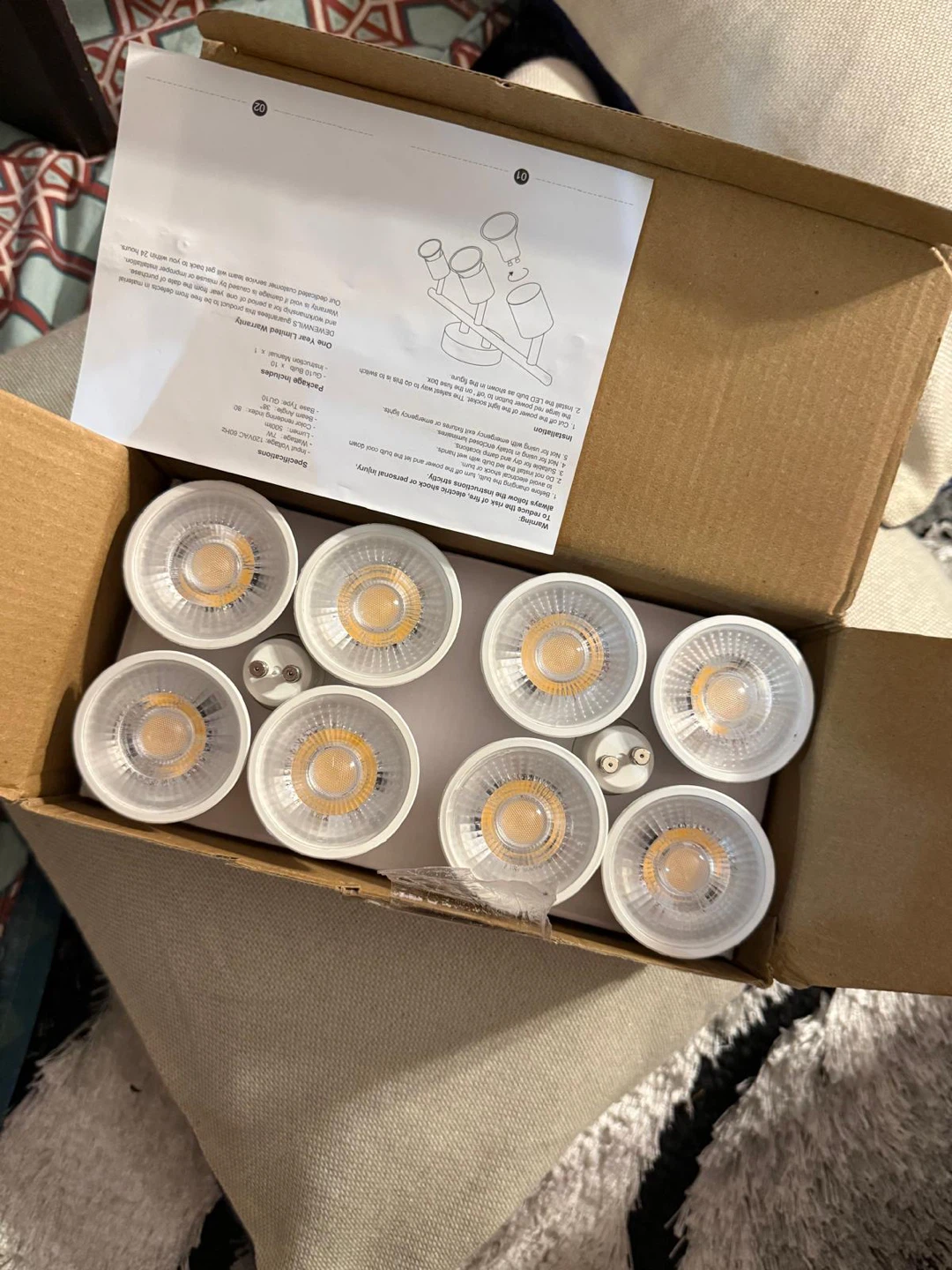 Dewenwils GU10 LED Bulbs - 10 Pack