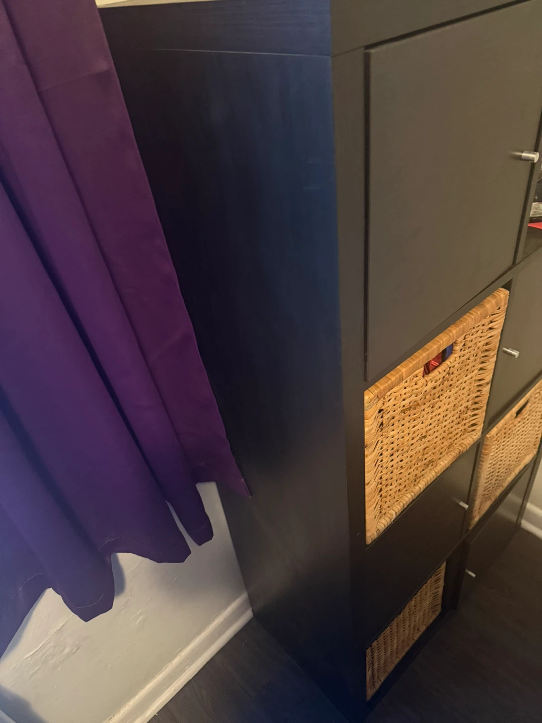 IKEA KALLAX Shelving Unit with Baskets and Doors - photo 2