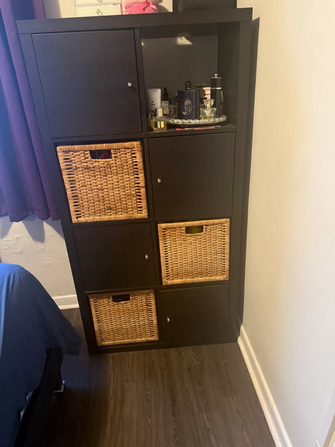 IKEA KALLAX Shelving Unit with Baskets and Doors - photo 3
