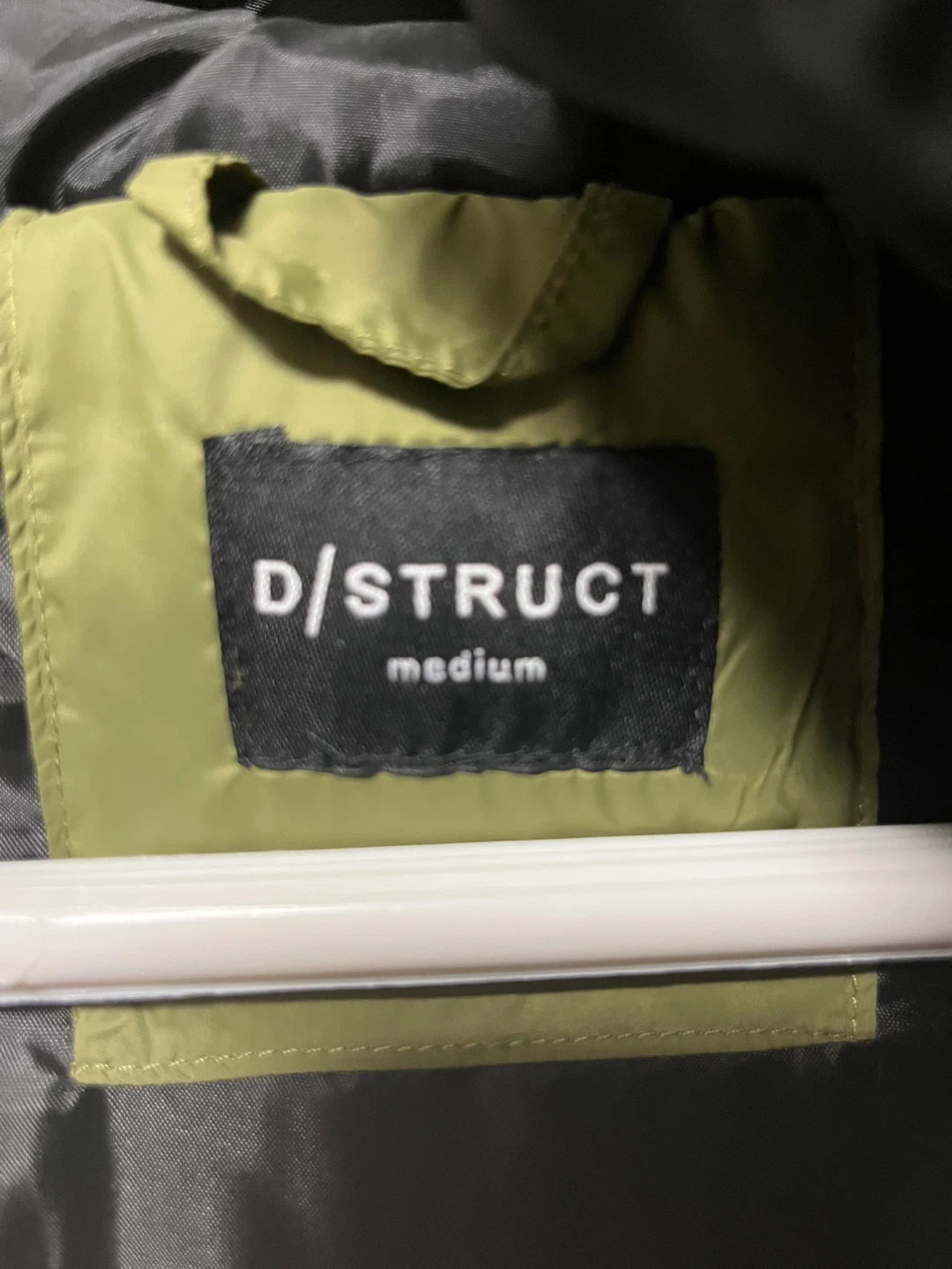 D/STRUCT Puffer Vest - Medium - Olive Green - photo 5