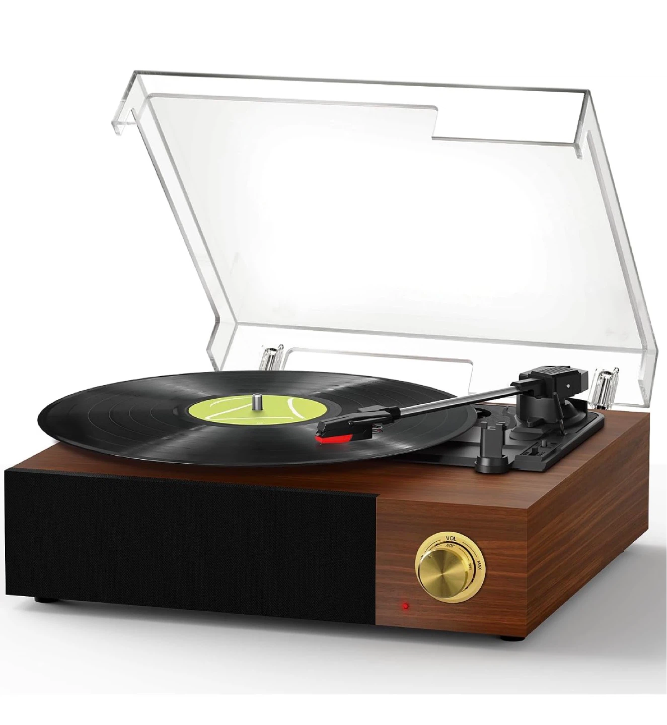 Vinyl Record Player with Stereo Speakers