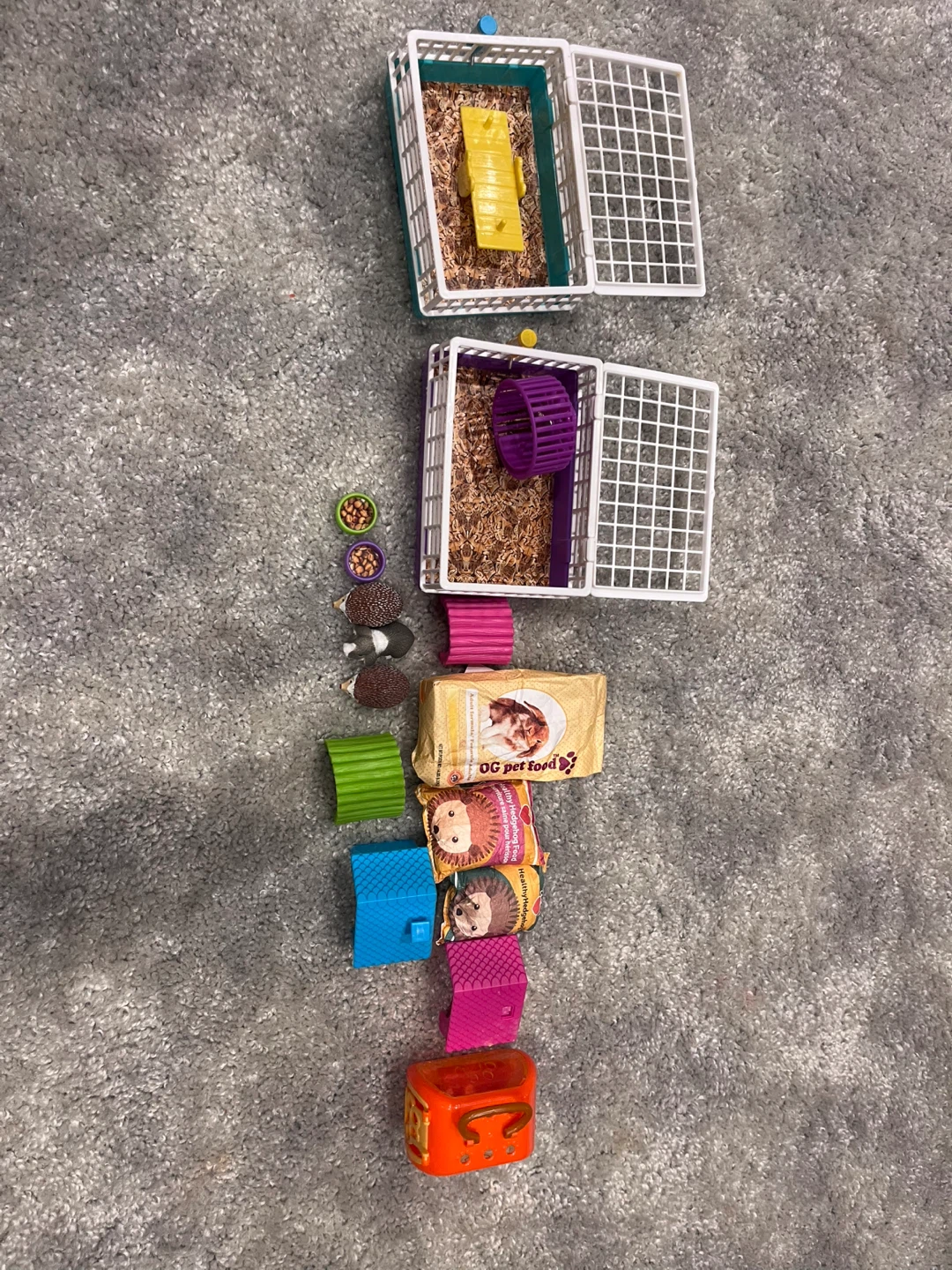 Our Generation Hedgehog  Playset with Cages and Accessories