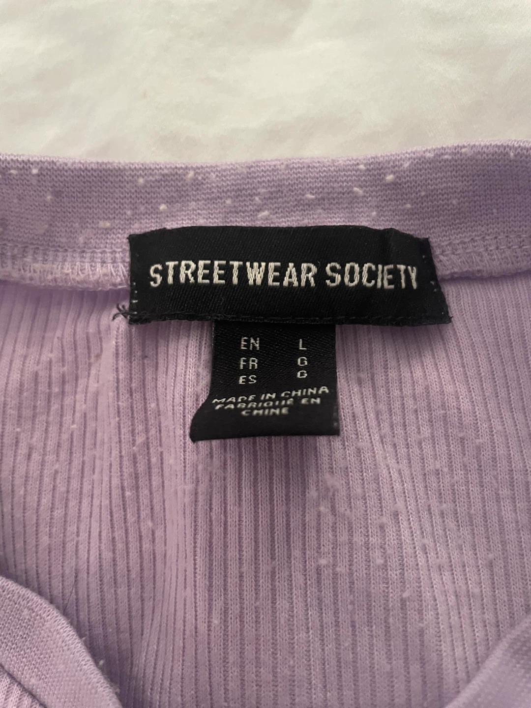 purple long sleeve top - photo 2