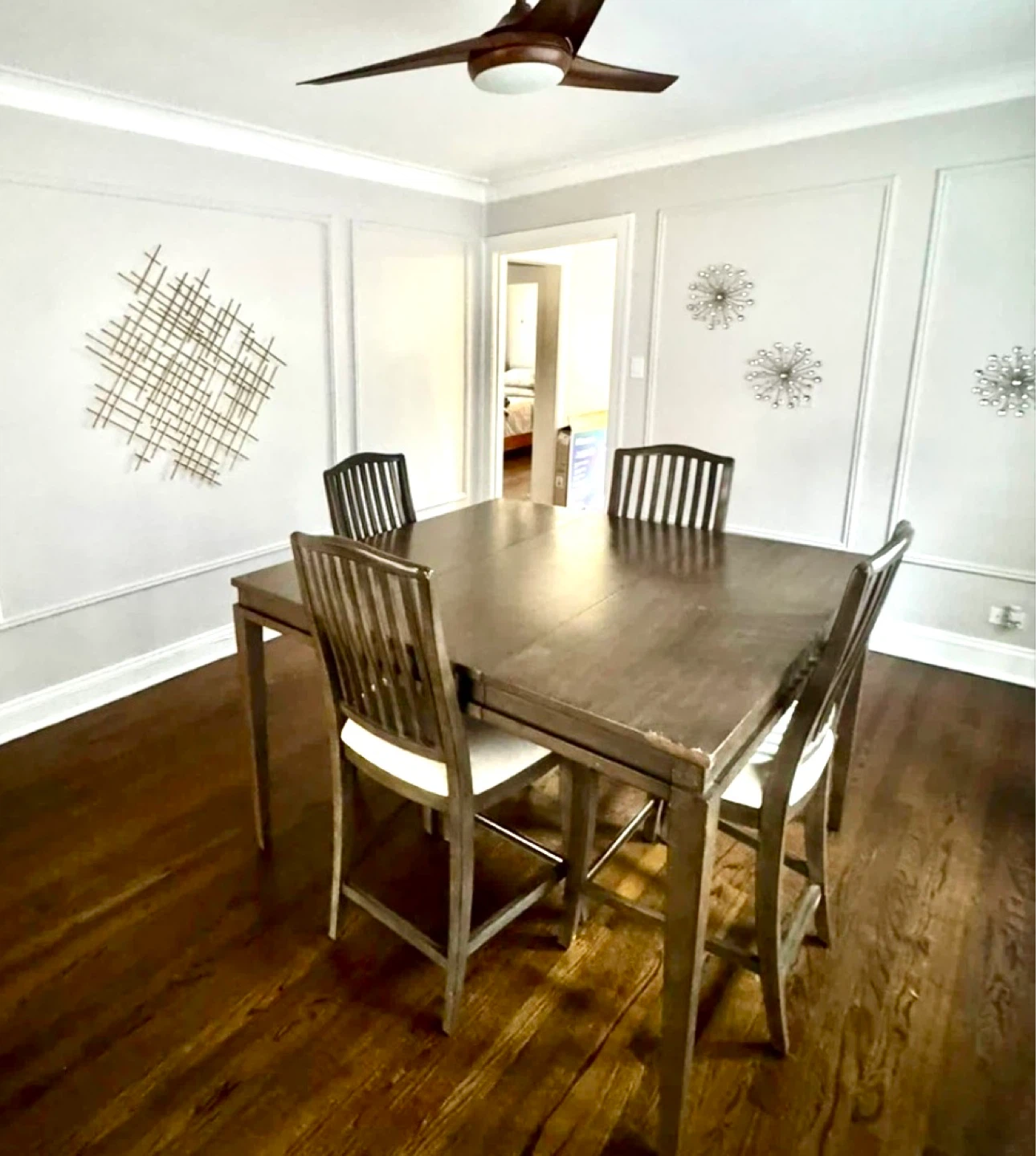 Wooden Dining Table and Chairs Set - photo 4