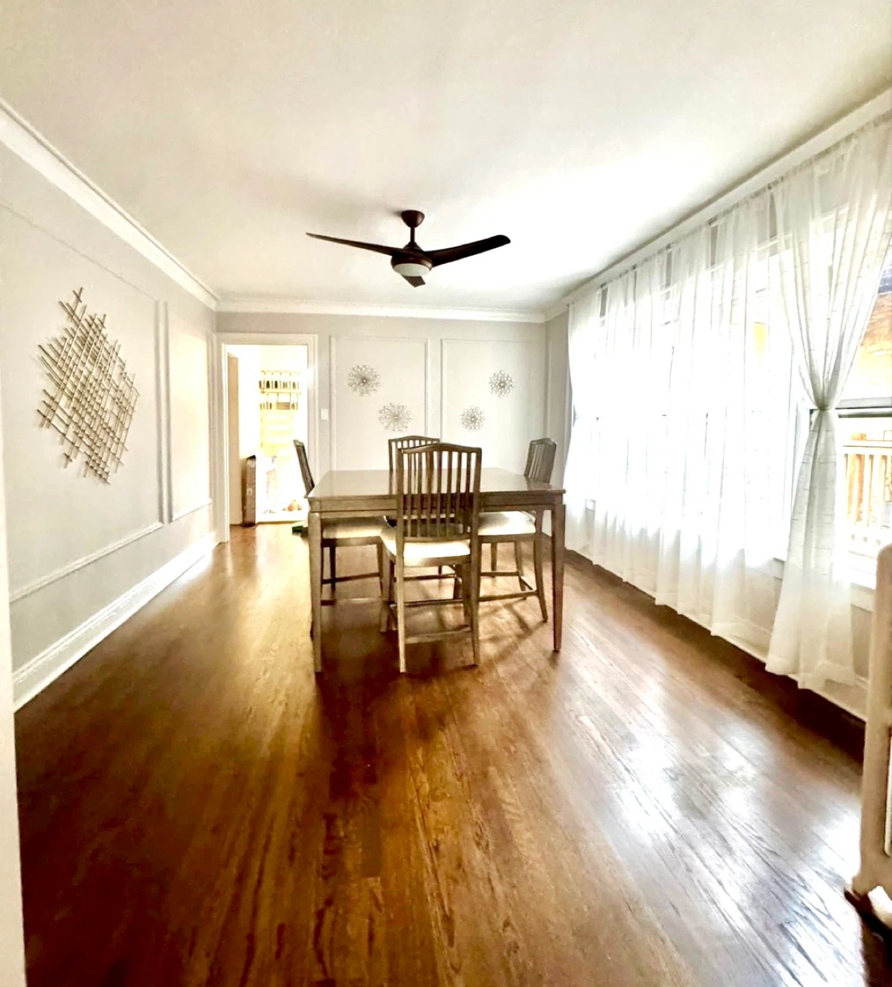Wooden Dining Table and Chairs Set - photo 3