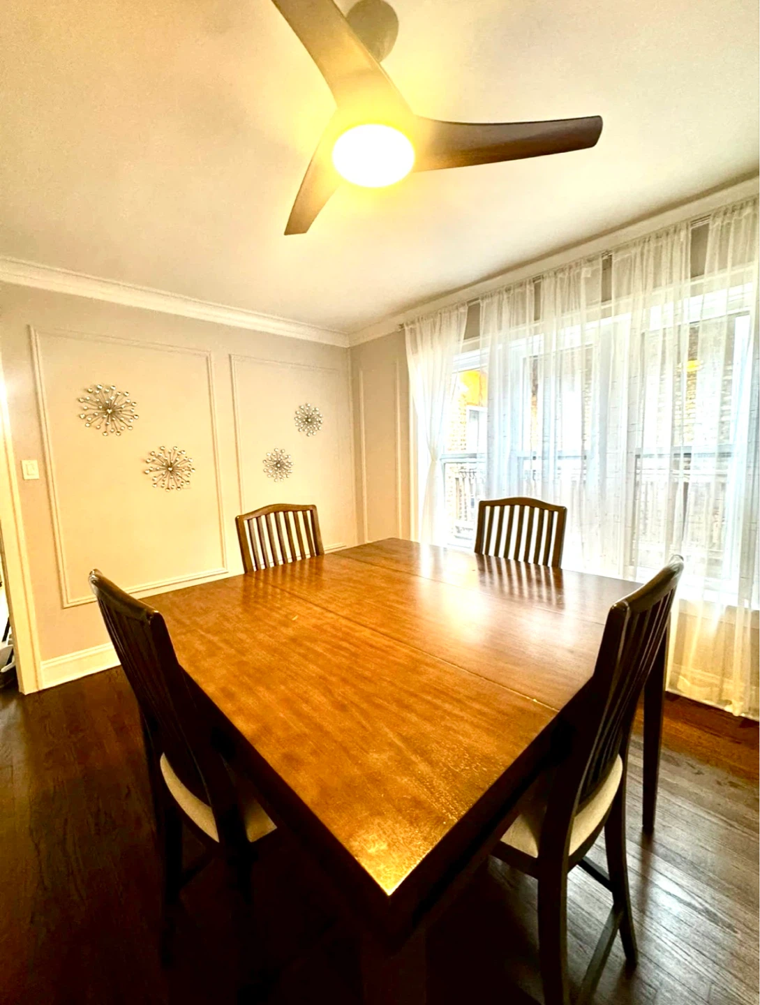 Wooden Dining Table and Chairs Set