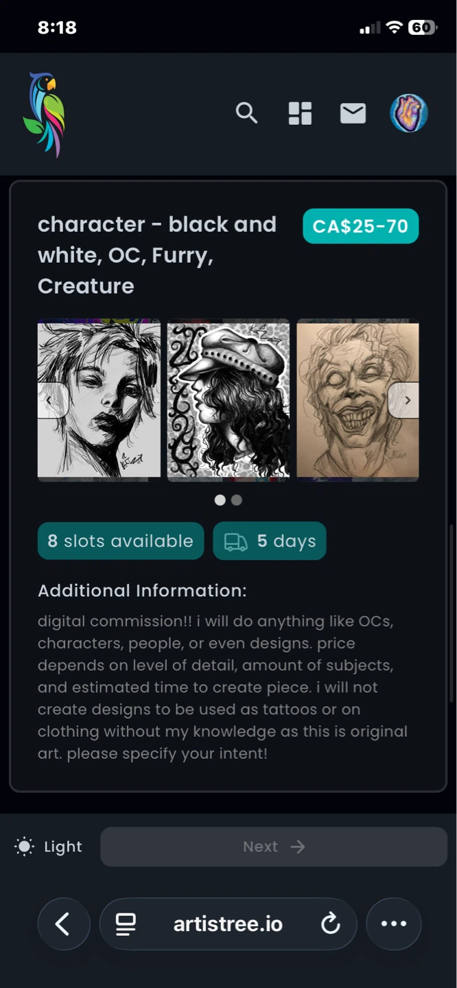 Digital Character Art Commissions - photo 2