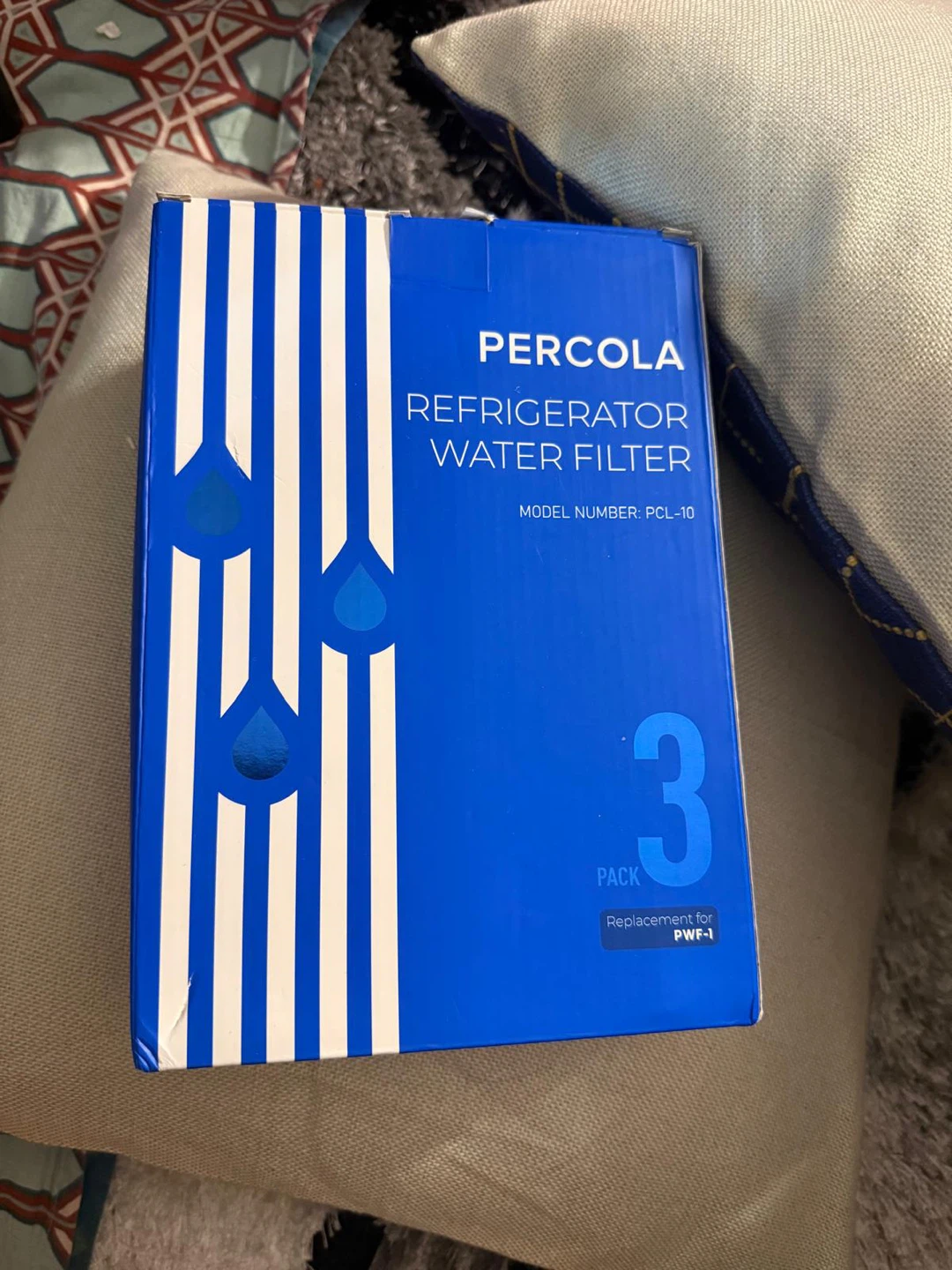 Percola Refrigerator Water Filter 3 Pack