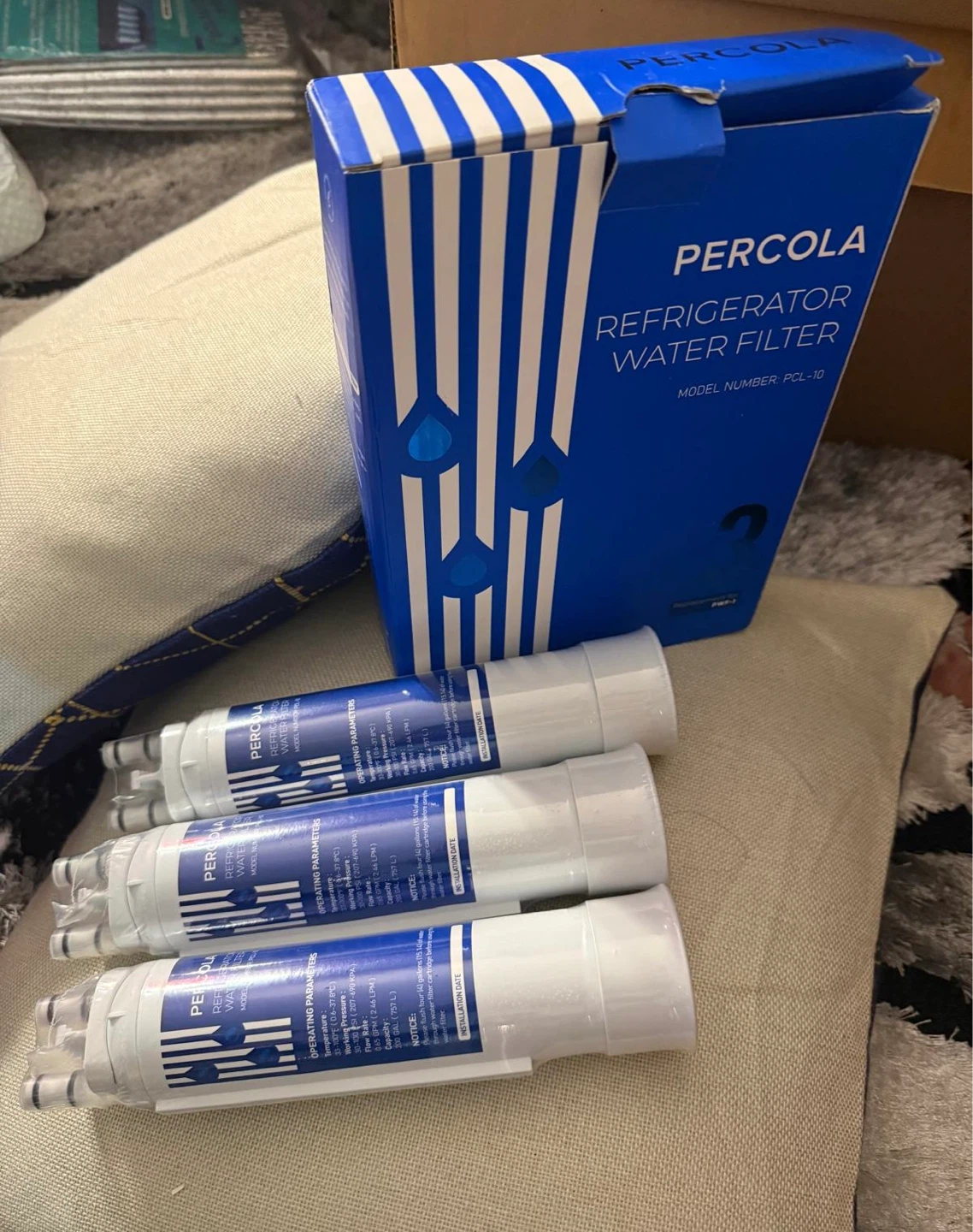 Percola Refrigerator Water Filter 3 Pack - photo 2