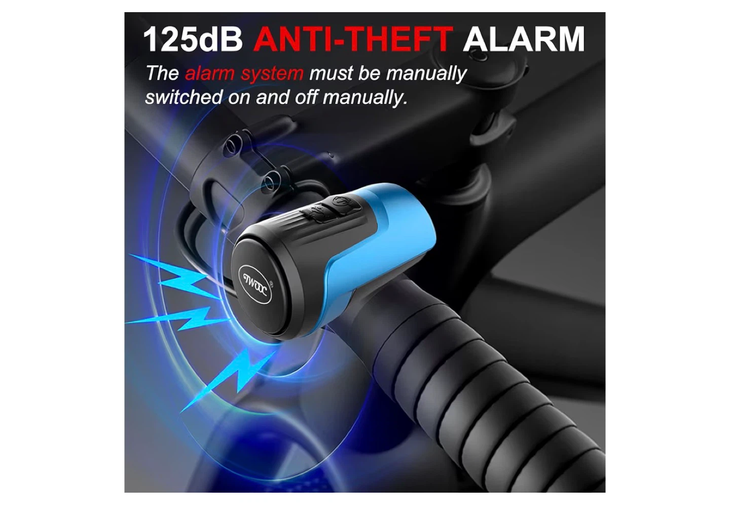 TWODC EH-1 Bicycle Electronic Horn with Alarm Function - photo 2