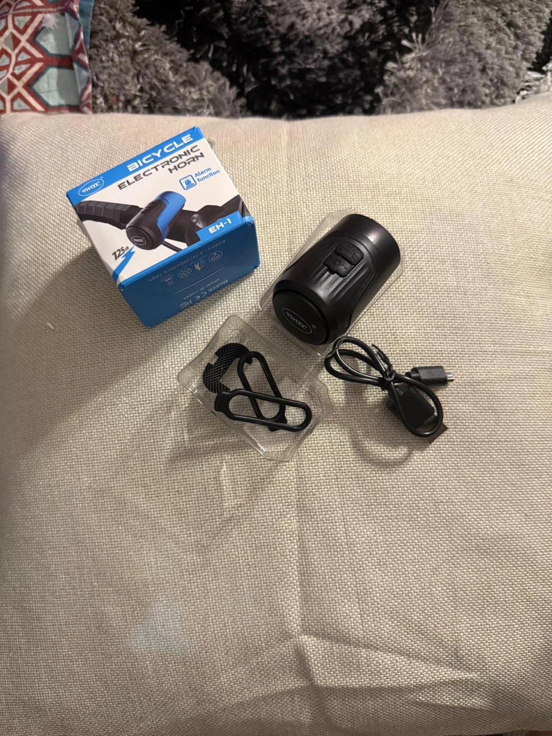 TWODC EH-1 Bicycle Electronic Horn with Alarm Function - photo 3