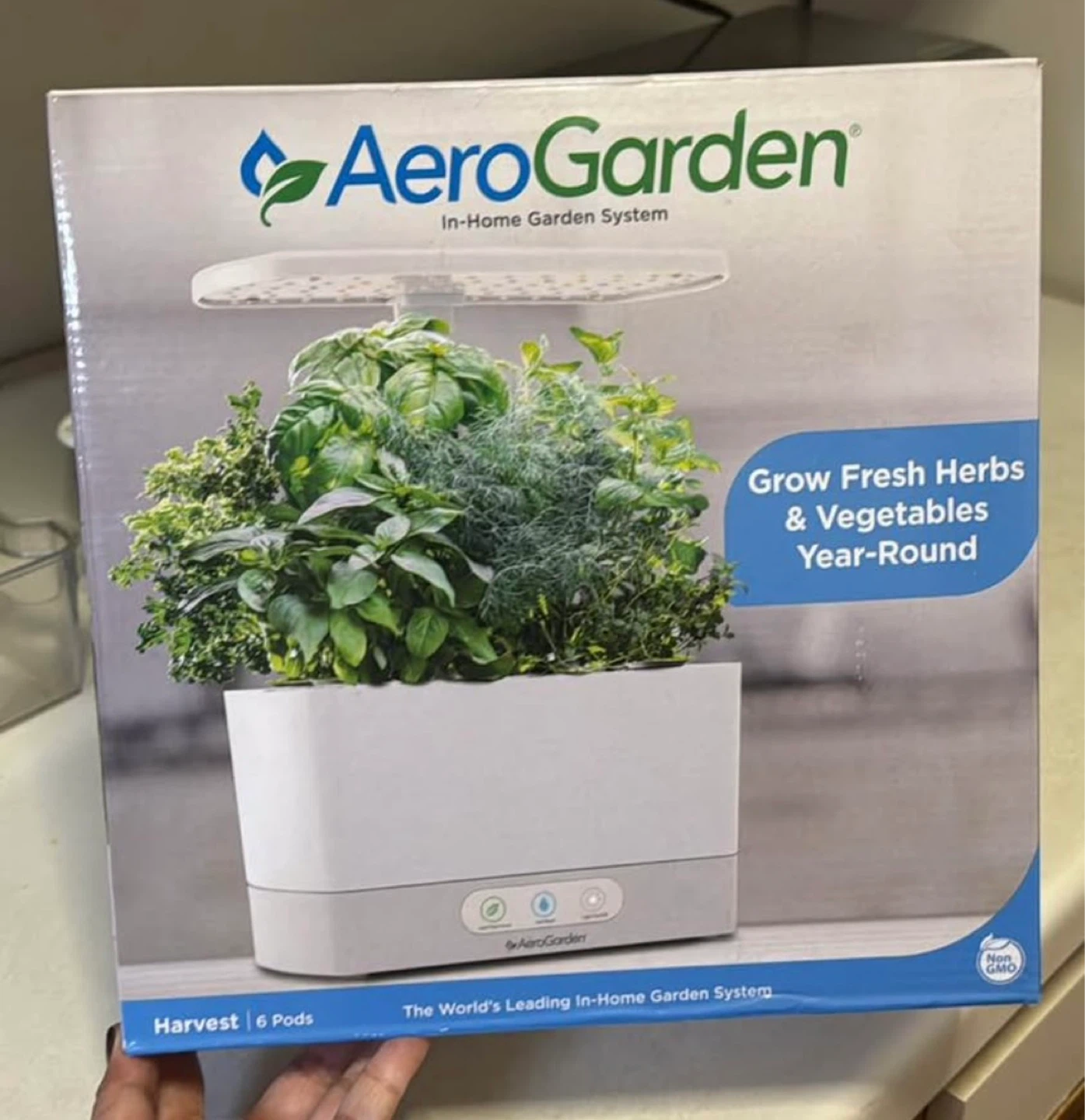 AeroGarden Harvest 6 Pod In-Home Garden System