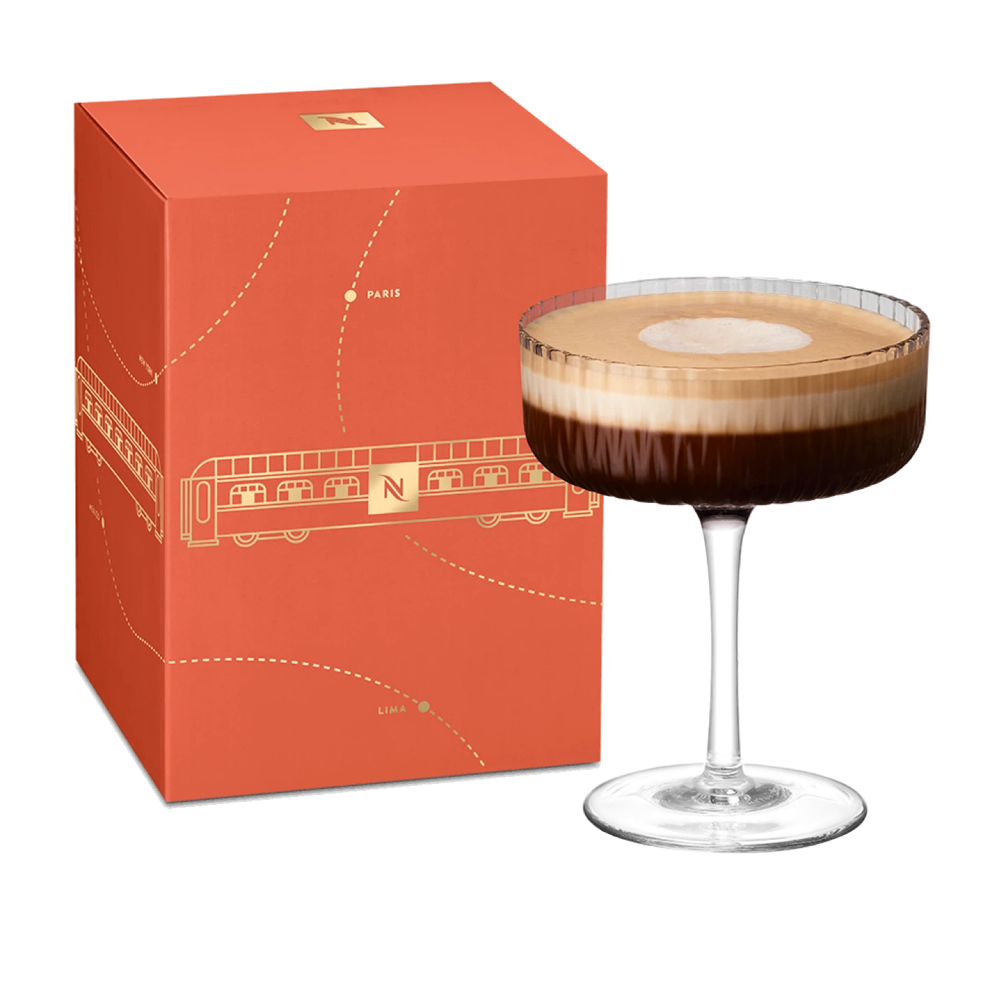 Nespresso Barista Festive Glass (perfect for espresso martinis)