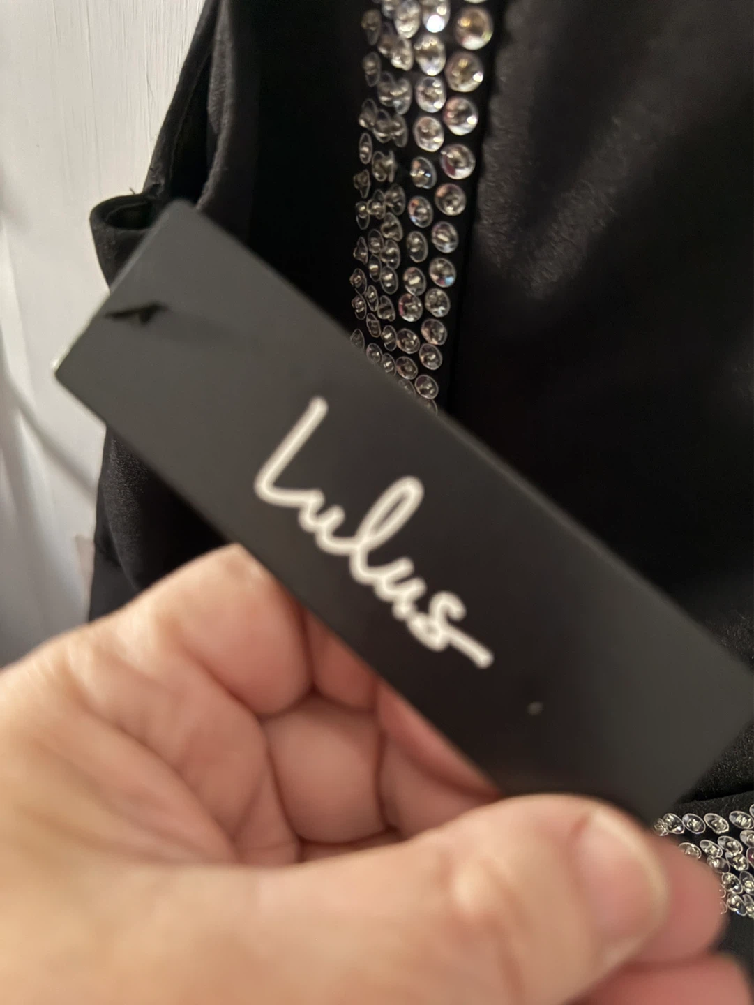 Lulus Black Sequin Backless Dress - photo 3