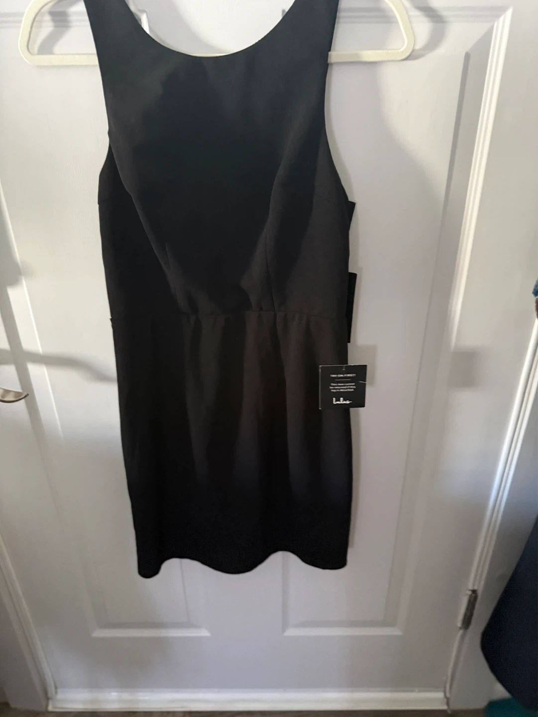 Lulus Black Sequin Backless Dress