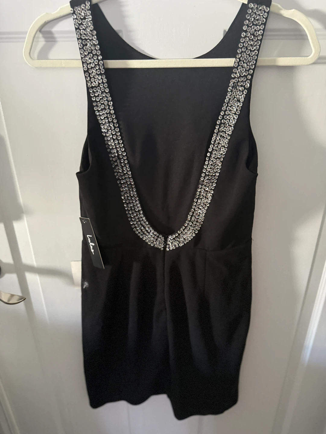 Lulus Black Sequin Backless Dress - photo 2