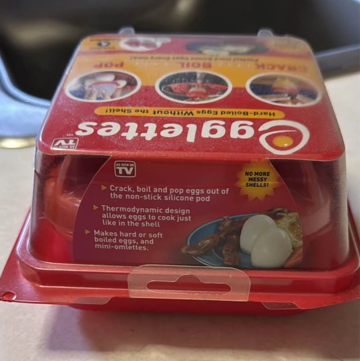 New Egglettes Boil Eggs Without Shell - photo 2