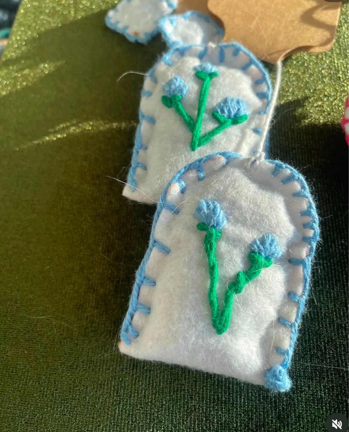 Handmade Felt catnip Tea Bags - photo 2