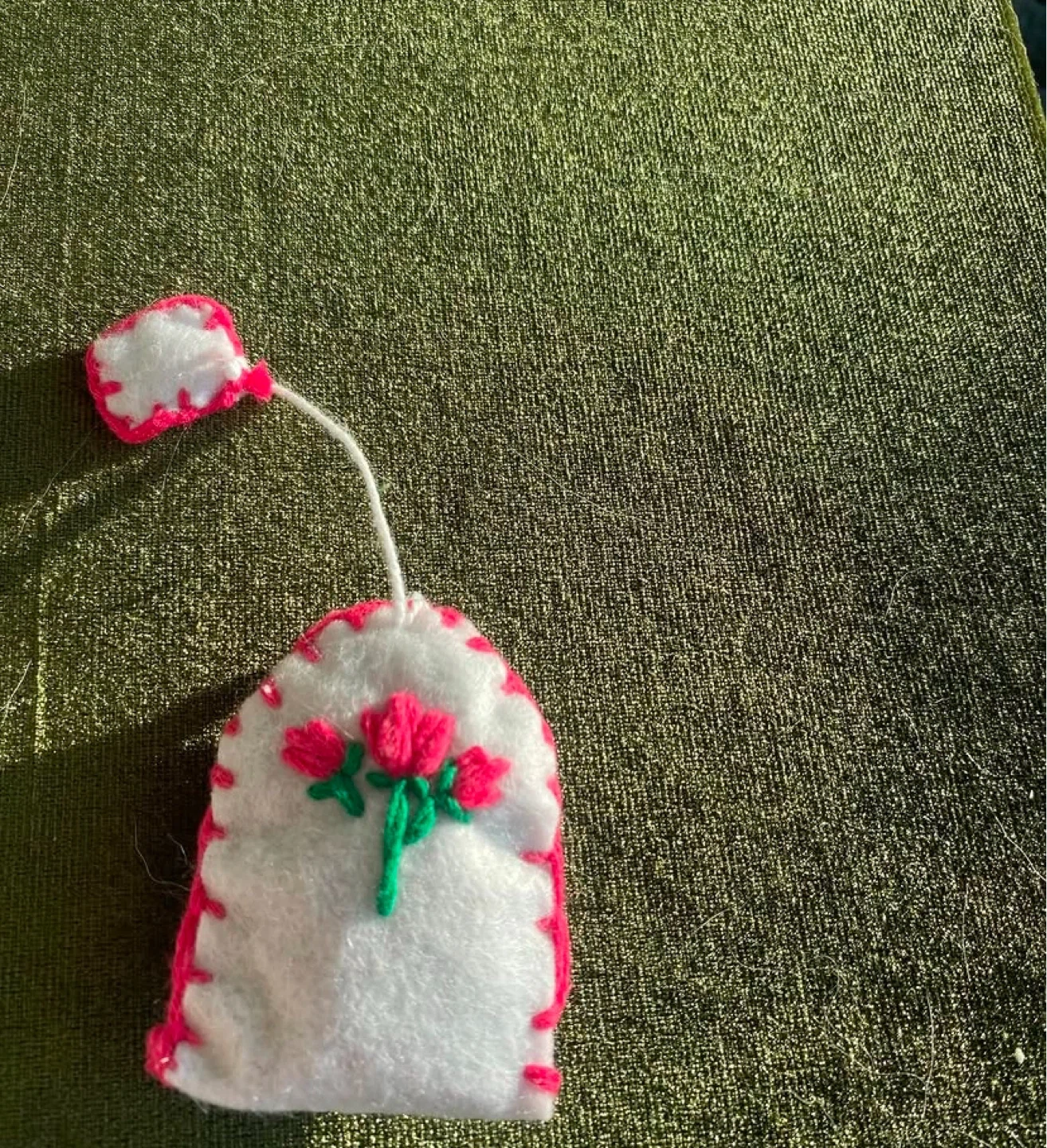 Handmade Felt catnip Tea Bags - photo 3