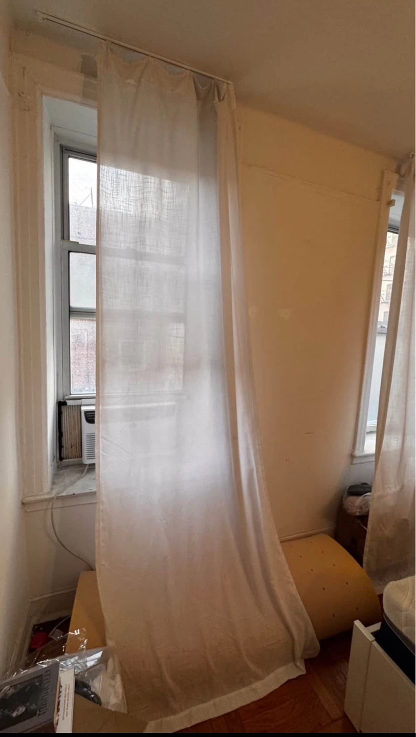 Sheer White Curtain - Floor to Ceiling